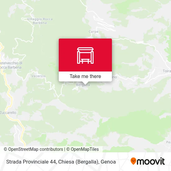 Provincial Road 44, Church (Bergalla) map