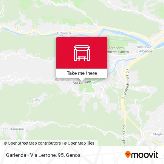 Garlenda - Via Lerrone, 95 map