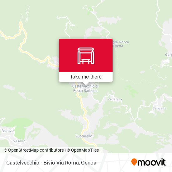 Castelvecchio - Bivio Via Roma map