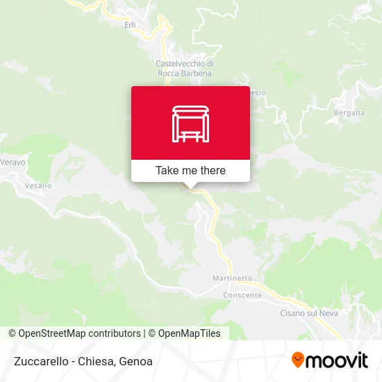 Zuccarello - Church map