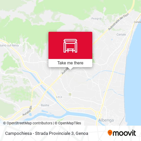 Campochiesa - Strada Provinciale 3 map