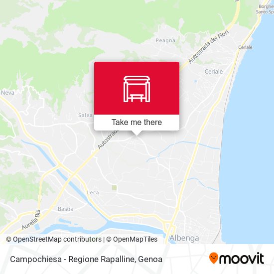 Campochiesa - Regione Rapalline map