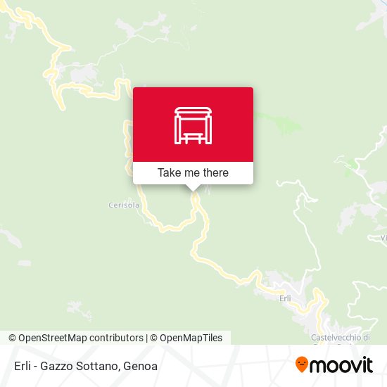 Erli - Gazzo Sottano map
