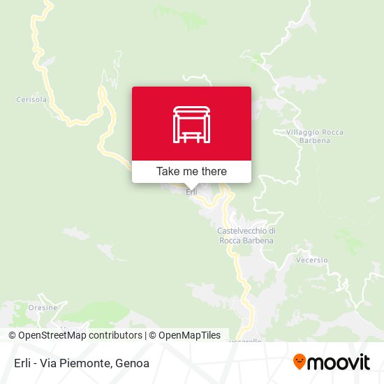 Erli - Via Piemonte map