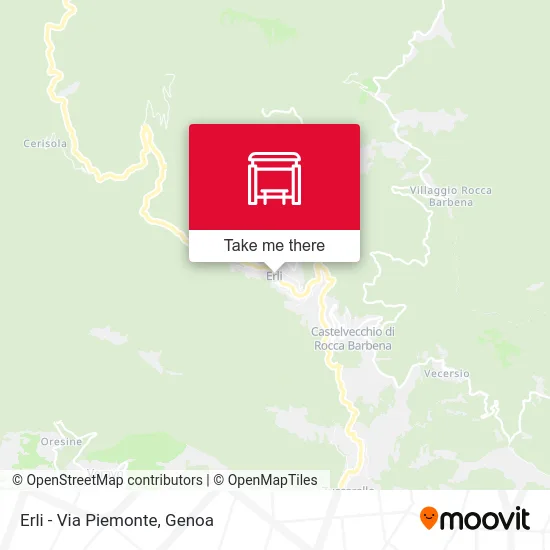 Erli - Via Piemonte map