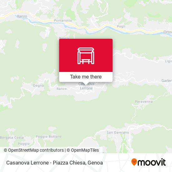 Casanova Lerrone - Piazza Chiesa map