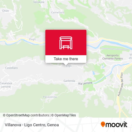 Villanova - Ligo Centro map