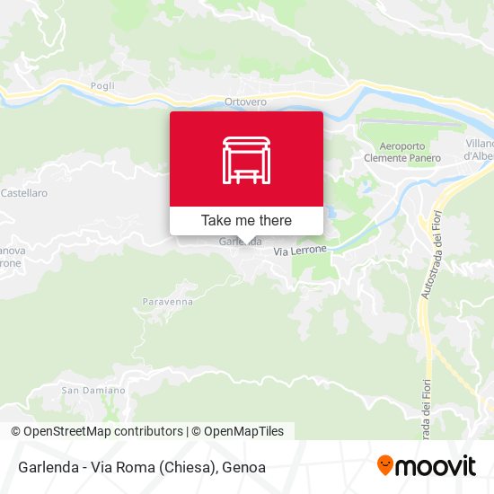 Garlenda - Via Roma (Chiesa) map
