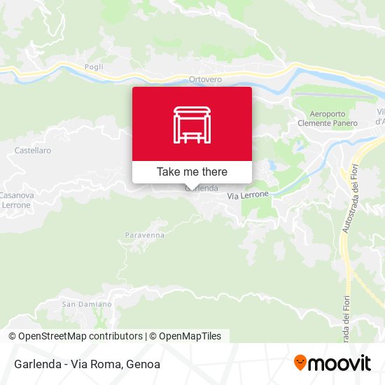 Garlenda - Via Roma map