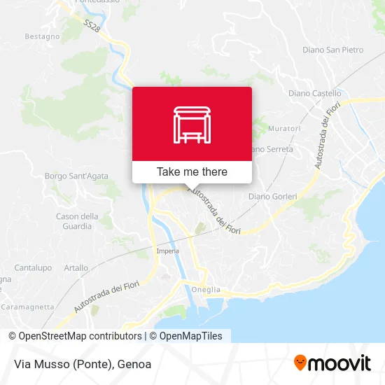 Via Musso (Bridge) map