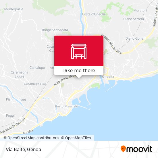 Via Baitè map