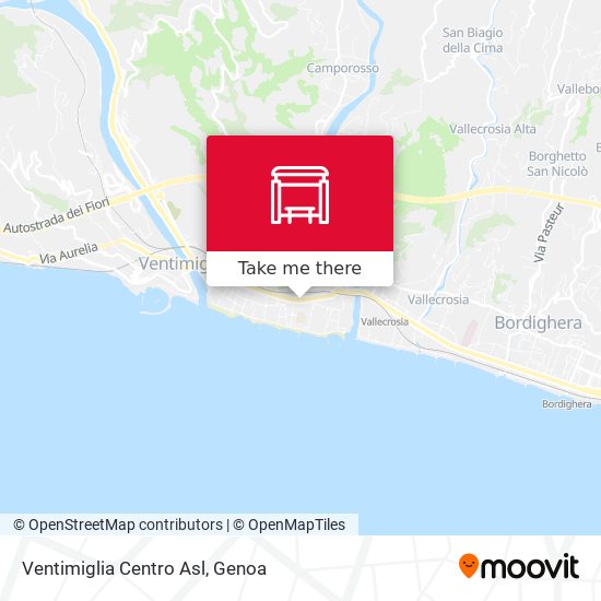 Ventimiglia Centro Asl map