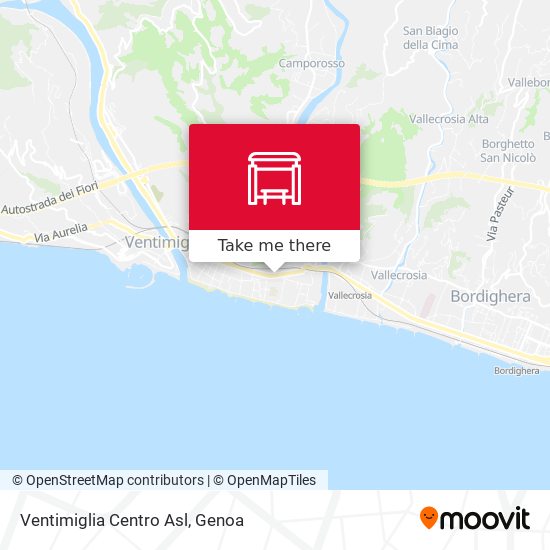 Ventimiglia Centro Asl map
