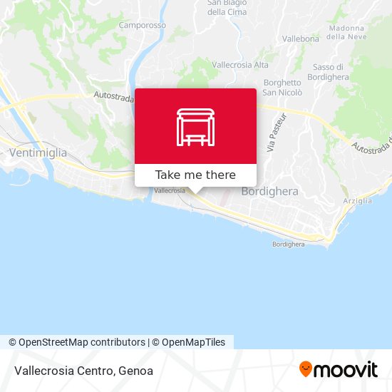 Vallecrosia Centro map