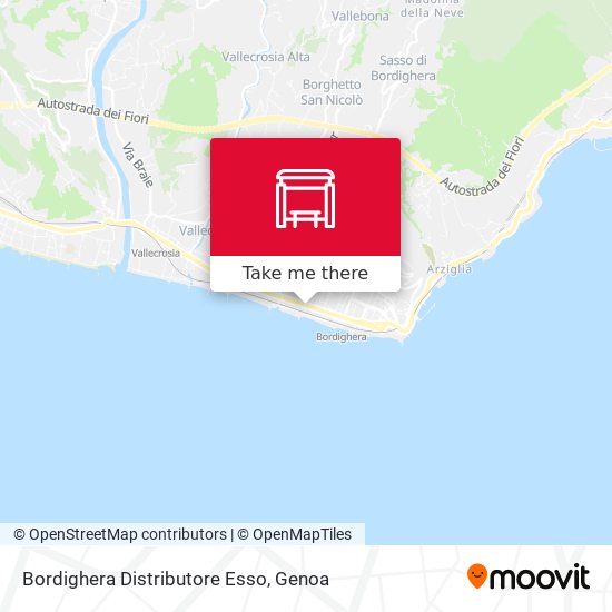 Bordighera Distributore Esso map