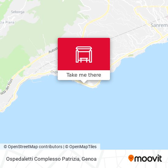 Ospedaletti Complesso Patrizia map