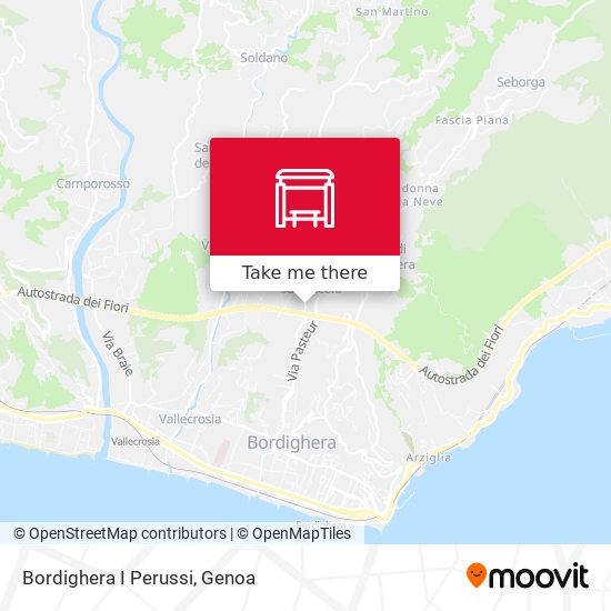 Bordighera I Perussi map