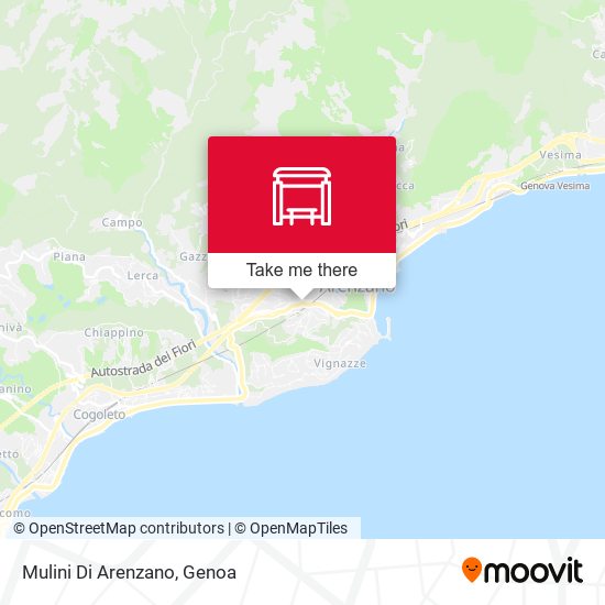 Mulini Di Arenzano map