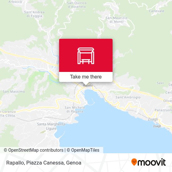 Rapallo, Piazza Canessa map