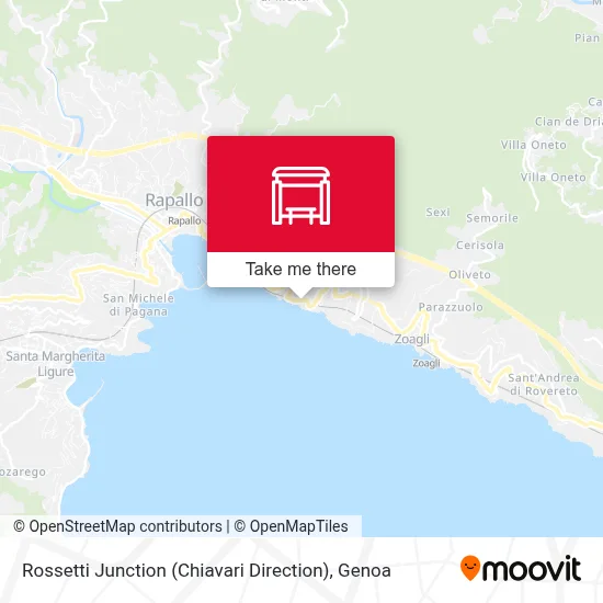 Rossetti Junction (Chiavari Direction) map