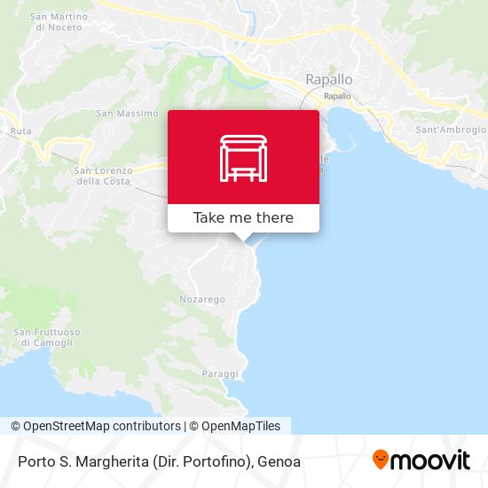 Porto S. Margherita (Dir. Portofino) map