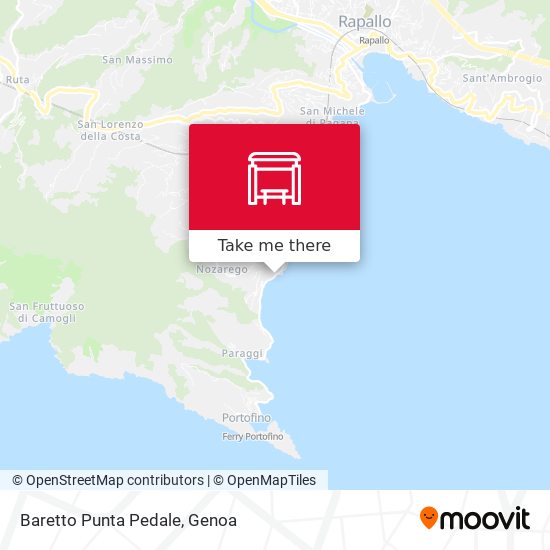 Baretto Punta Pedale map