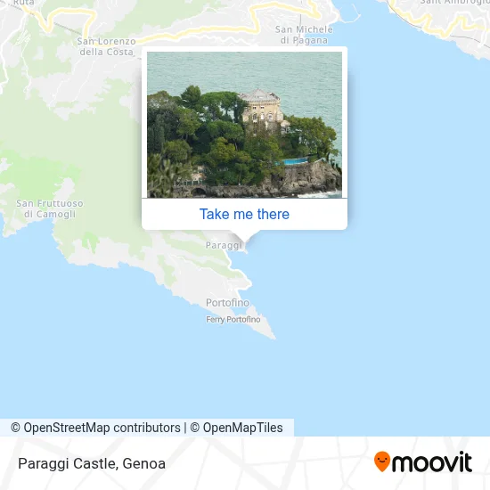 Paraggi Castle map