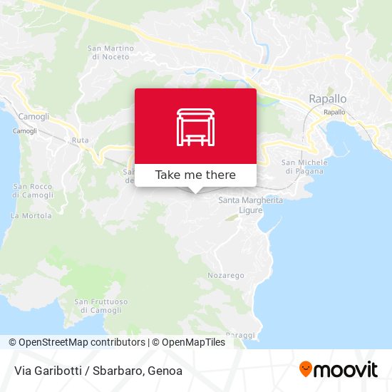 Via Garibotti / Sbarbaro map
