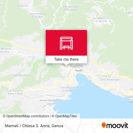 Mameli / St. Anna Church map