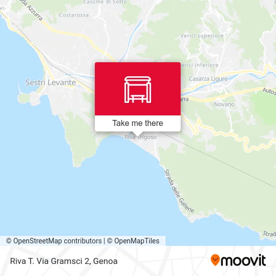 Riva T. Gramsci Street 2 map