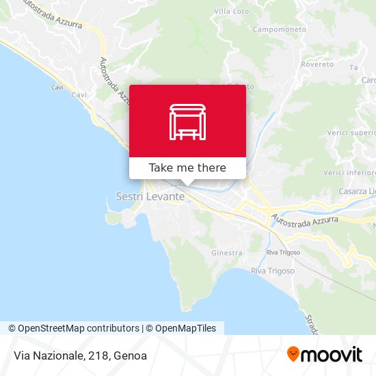 Via Nazionale, 218 map