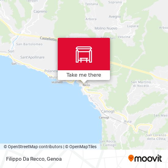 Filippo Da Recco map