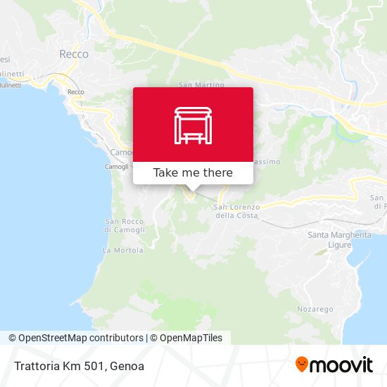 Trattoria Km 501 map