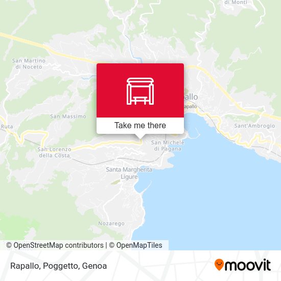 Rapallo, Poggetto map