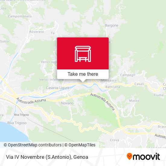 Via IV Novembre (S.Antonio) map