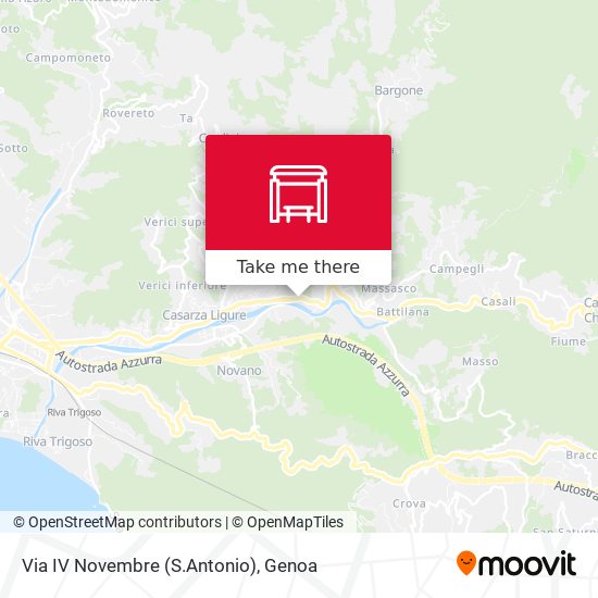 Via IV Novembre (S.Antonio) map