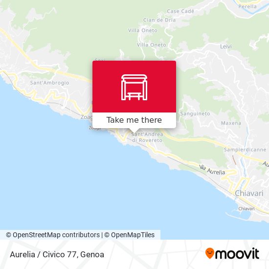 Aurelia / Civico 77 map