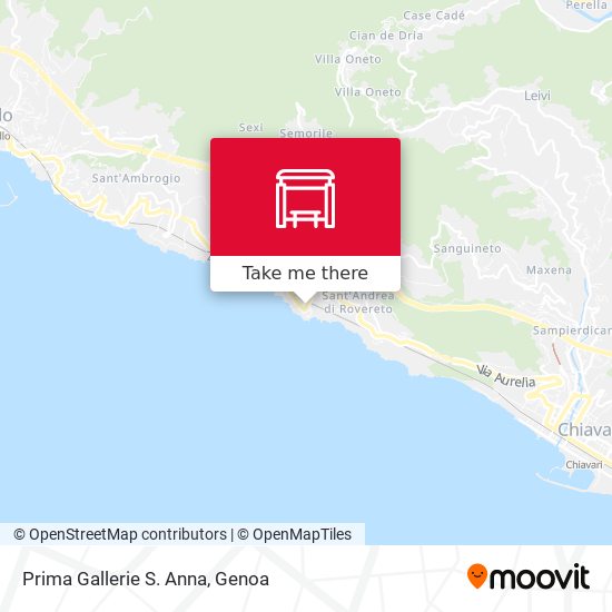 Prima Gallerie S. Anna map