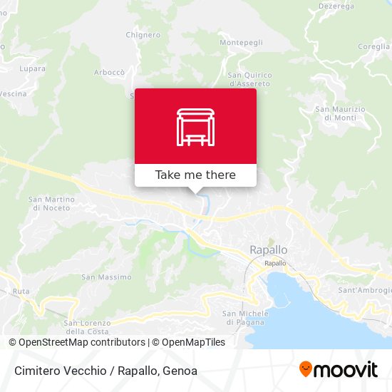 Cimitero Vecchio / Rapallo map