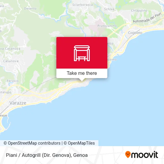 Piani / Autogrill (Dir. Genova) map