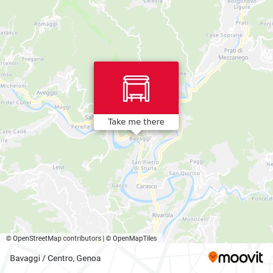 Bavaggi / Centro map