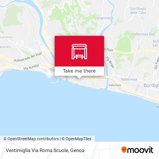 Ventimiglia Via Roma Scuole map