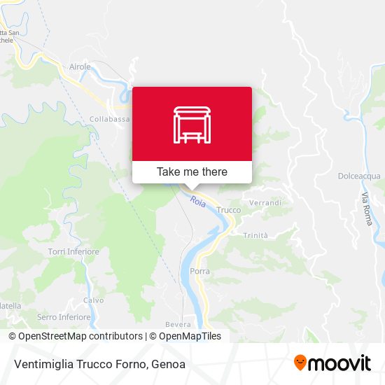 Ventimiglia Trucco Forno map