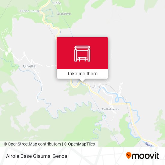 Airole Case Giauma map