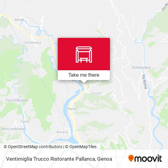 Ventimiglia Trucco Ristorante Pallanca map