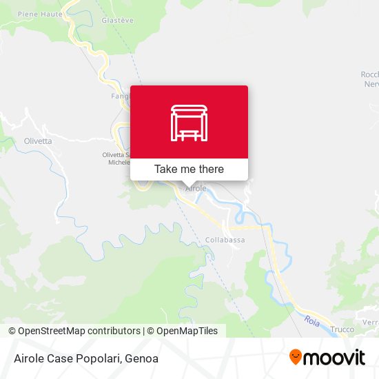 Airole Case Popolari map