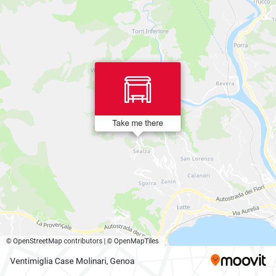 Ventimiglia Case Molinari map