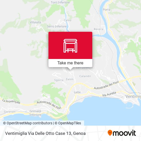Ventimiglia Via Delle Otto Case 13 map