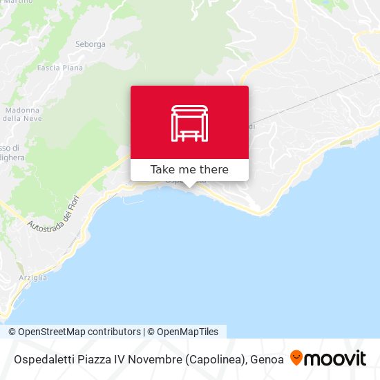 Ospedaletti Piazza IV Novembre (Capolinea) map