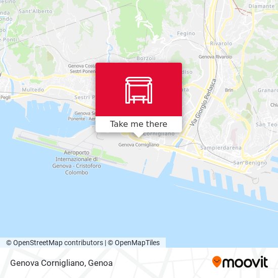 Genova Cornigliano map